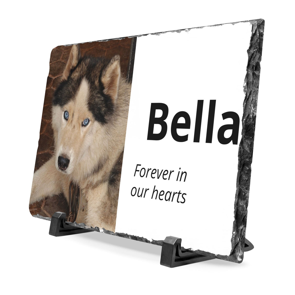 Pet Memorial Slate Plaque - Your Pet's Photo & Name